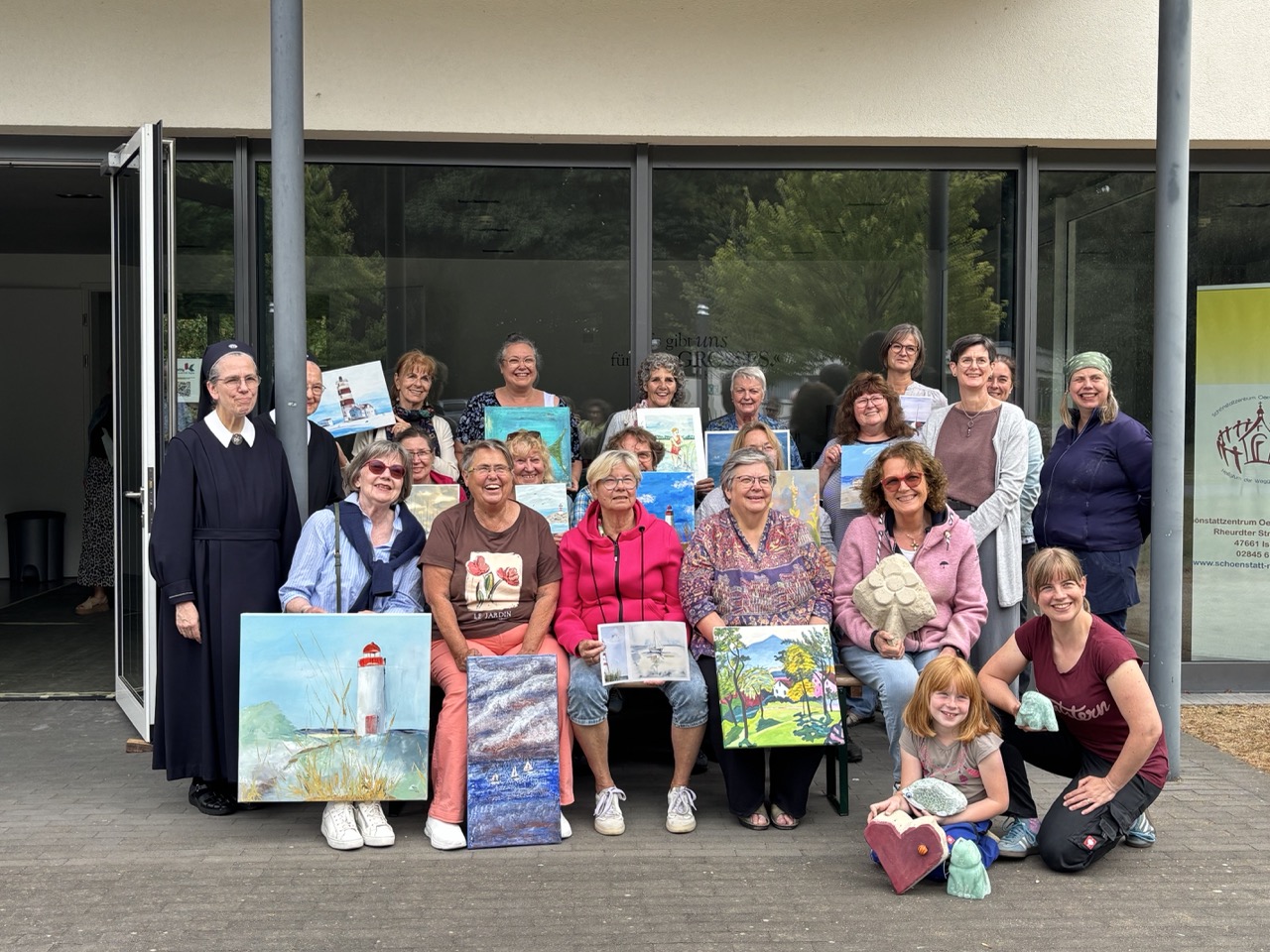 Gruppenbild der Maler und Bildhauer xxx